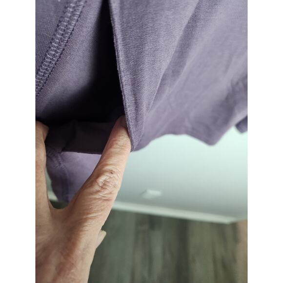 Soft Surroundings Cristobal Tunic sz XL bamboo kangaroo pocket purple cozy soft - Picture 3 of 10